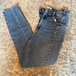 Abercrombie Super skinny high rise ankle jean